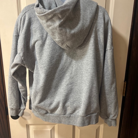 Levi's Vote Relaxed Graphic Hoodie, Wash Gray Heather, Small - Picture 7 of 13